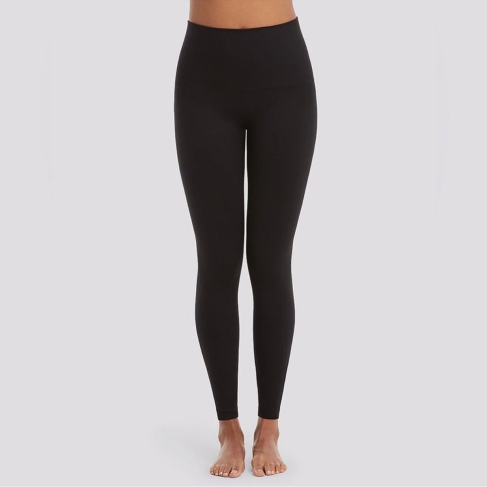 SPANX EcoCare Seamless Leggings No. 20344R Size XL Black